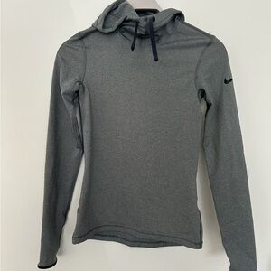 Nike Gray Long Sleeve Hoodie